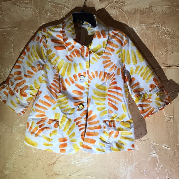 Chico's Jackets & Blazers - Chico’s Colorful Jacket Chico’s Size 2 / Large